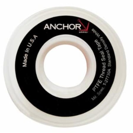Anchor Anchor 102-1-4X1296PTFE 0.25 x 1296 in. Thread Sealant Tapes - White 102-1/4X1296PTFE